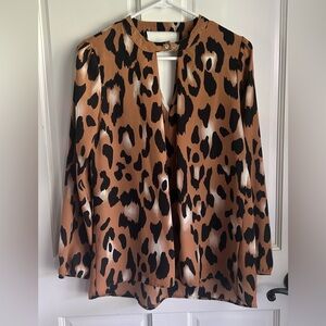 Cheetah Print Womens Blouse